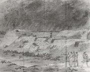 Frank Vizetelly The Appearance of the Ditch the Morning after the Assault on Fort Wagner,July 19 oil painting